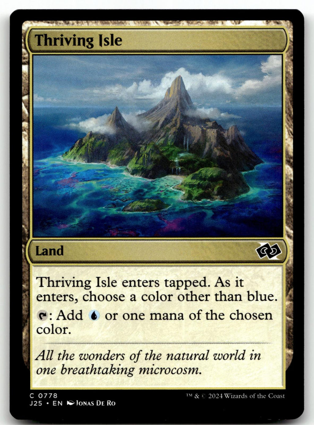Thriving Isle 778 Common Foundations Jumpstart Magic: The Gathering Near Mint