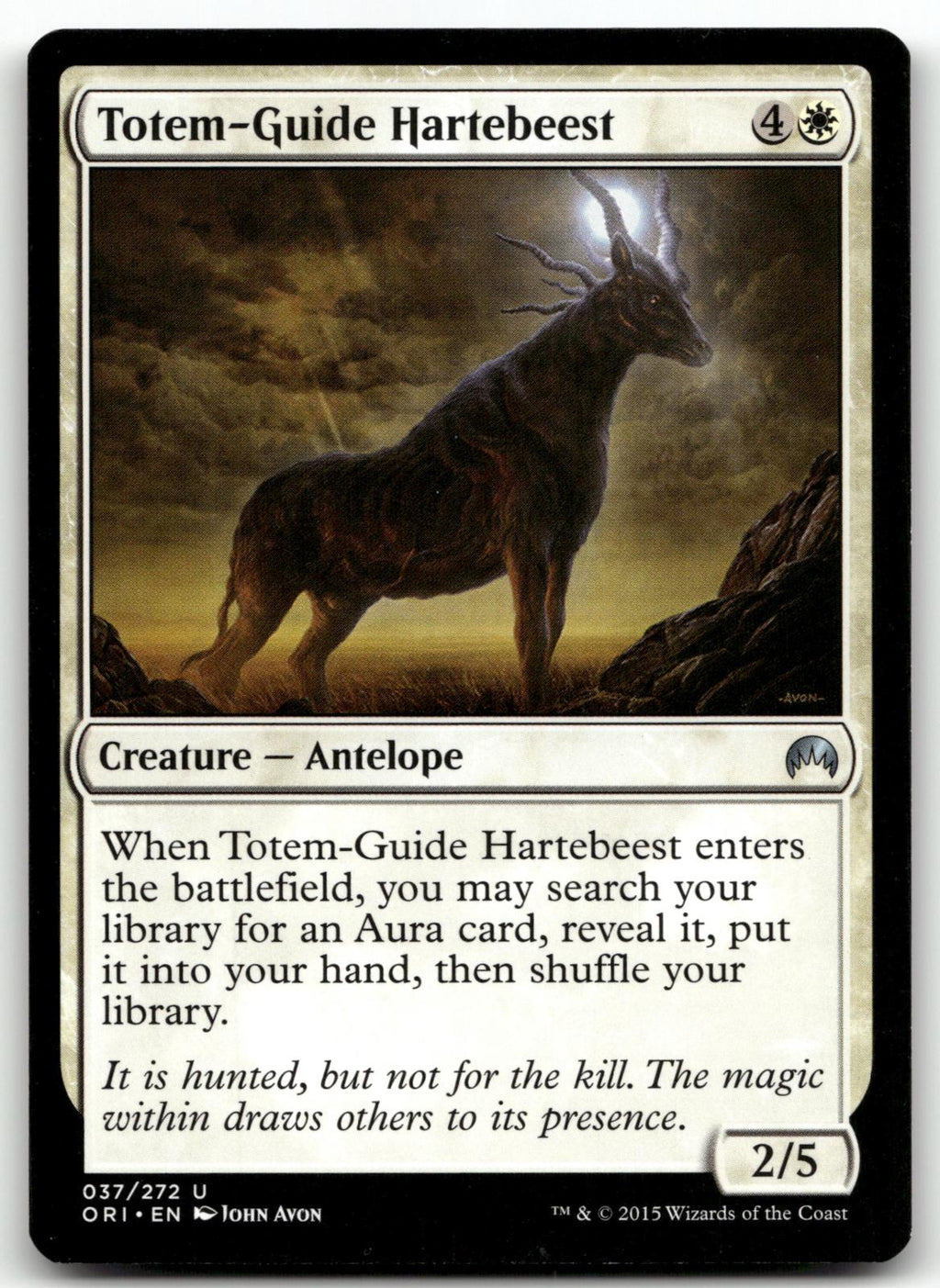Totem-Guide Hartebeest 37 Uncommon Magic Origins Magic: The Gathering Near Mint