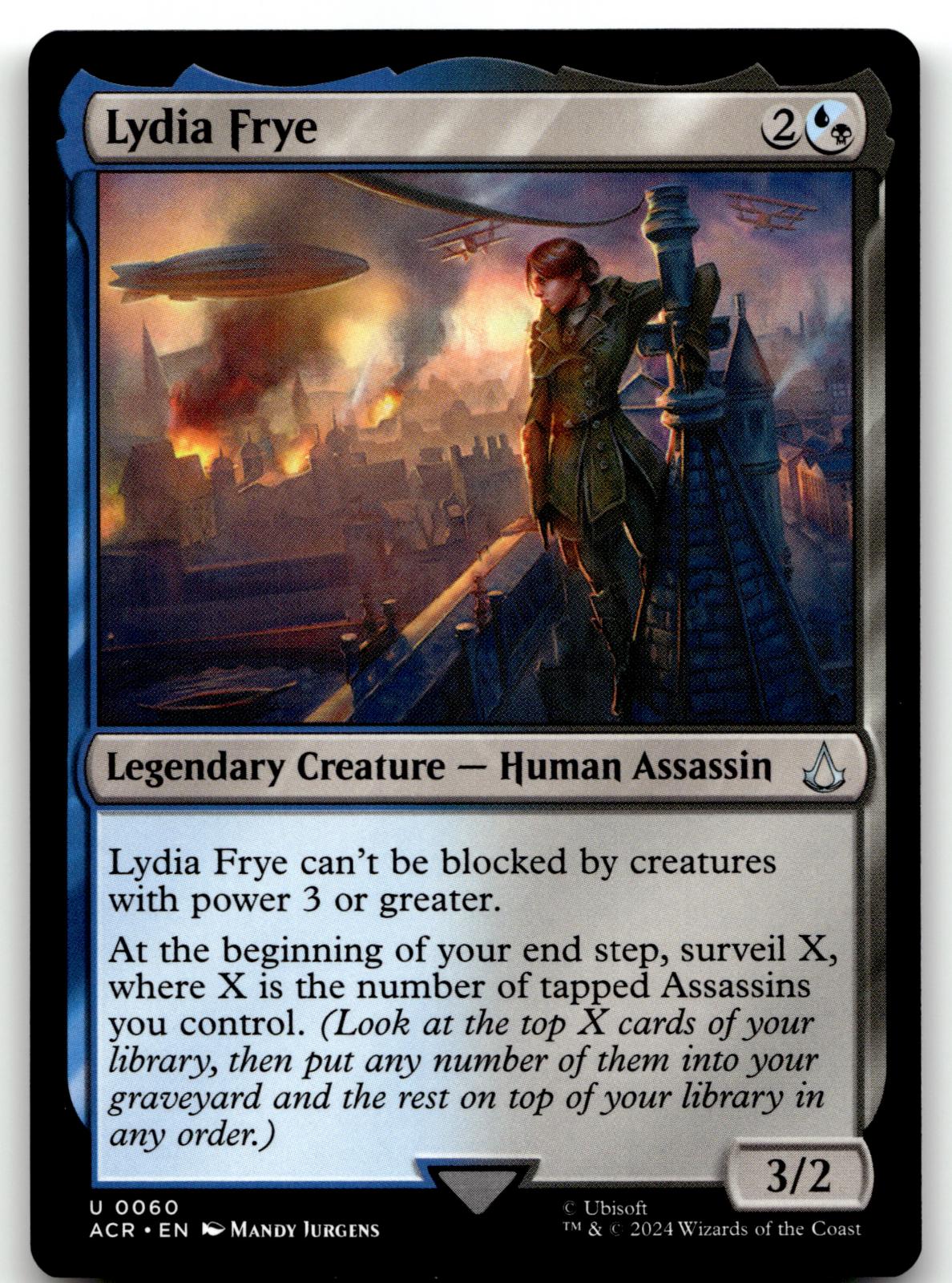 Lydia Frye 60 Universes Beyond: Assassin's Creed Magic: The Gathering NM