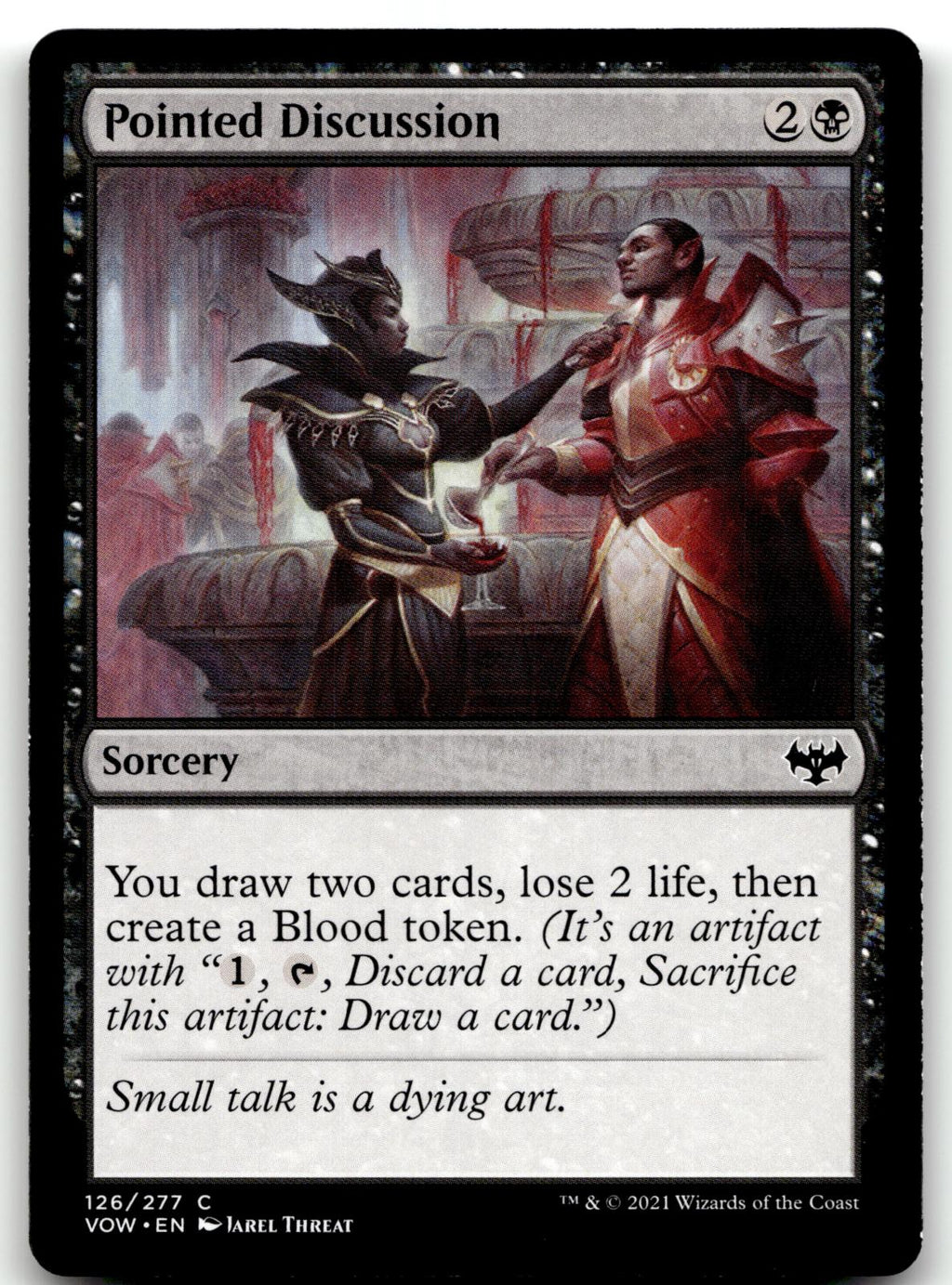 Pointed Discussion 126 Common Innistrad: Crimson Vow Magic: The Gathering NM