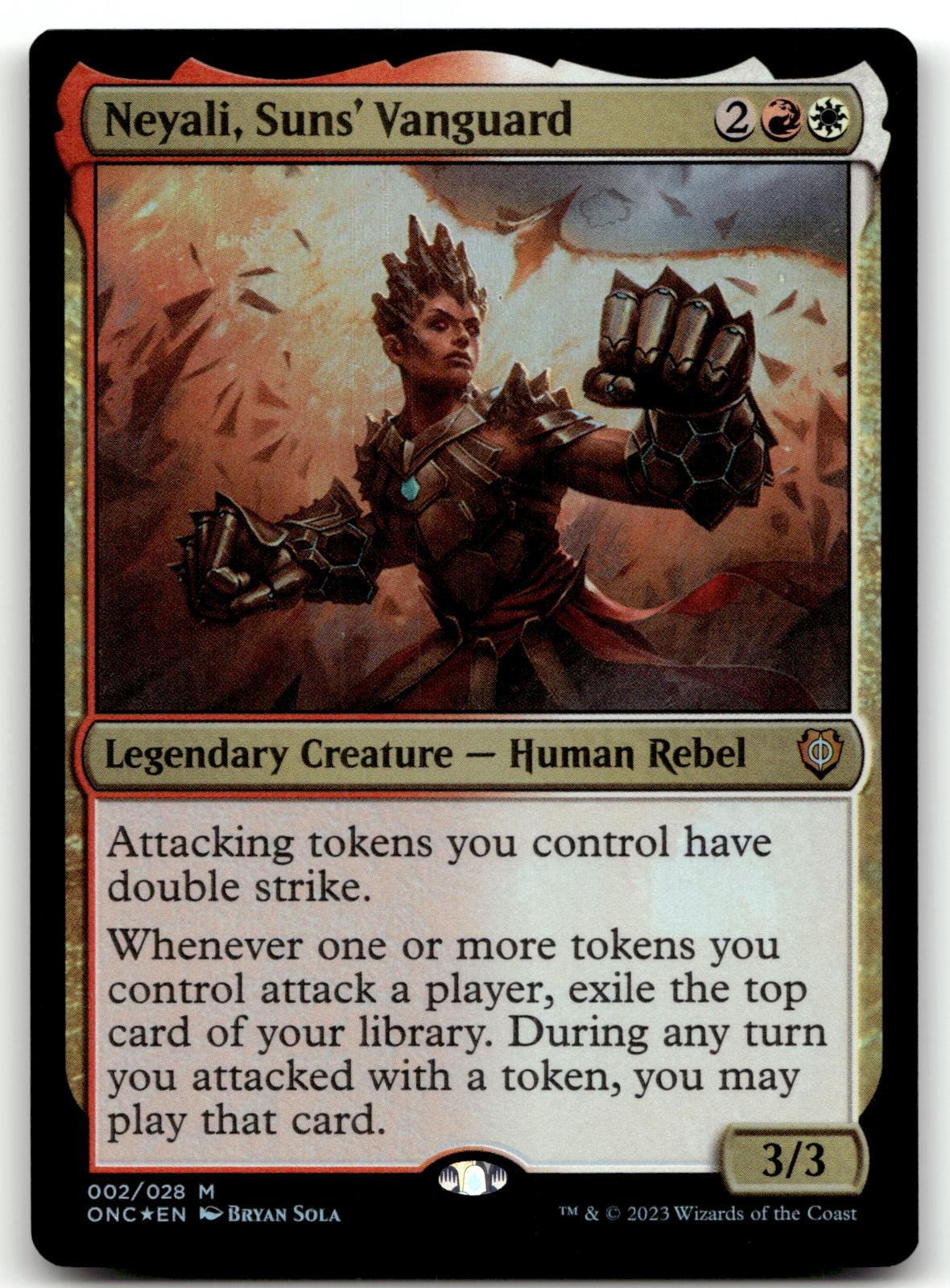 Neyali, Suns' Vanguard 2 Commander: Phyrexia: All Will Be One Magic: The Gathering Foil NM