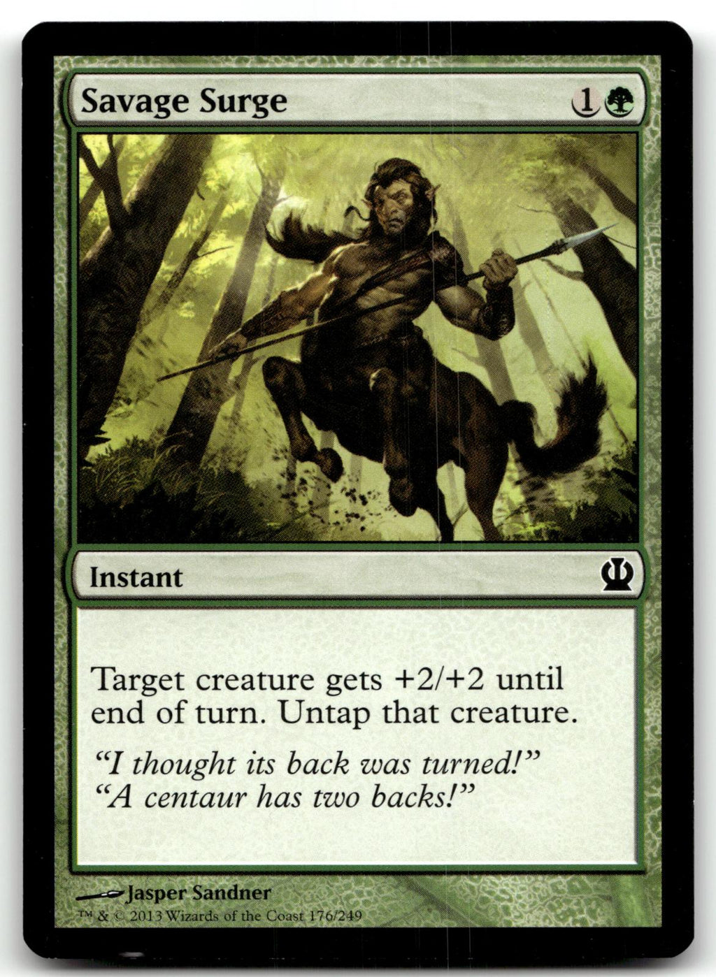 Savage Surge 176 Common Theros Magic: The Gathering Near Mint