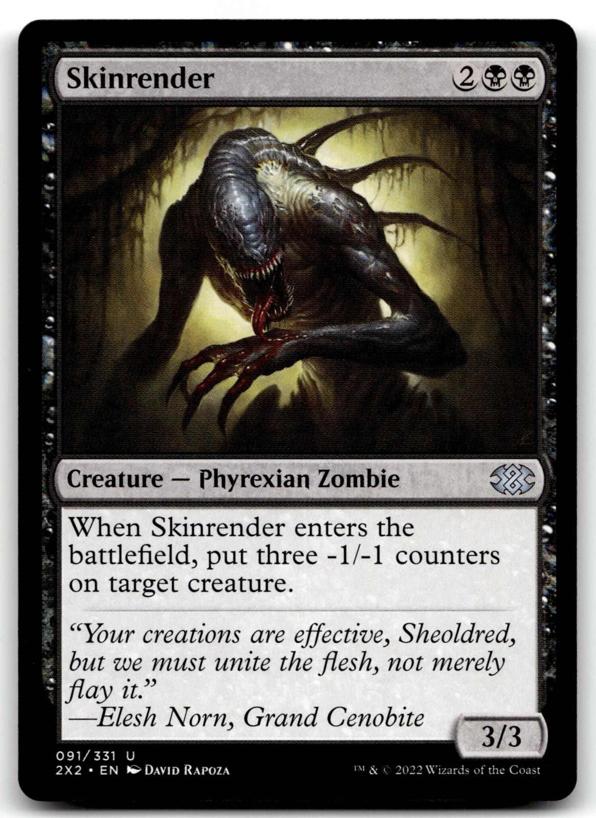 Skinrender 91 Uncommon Double Masters 2022 Magic: The Gathering Near Mint