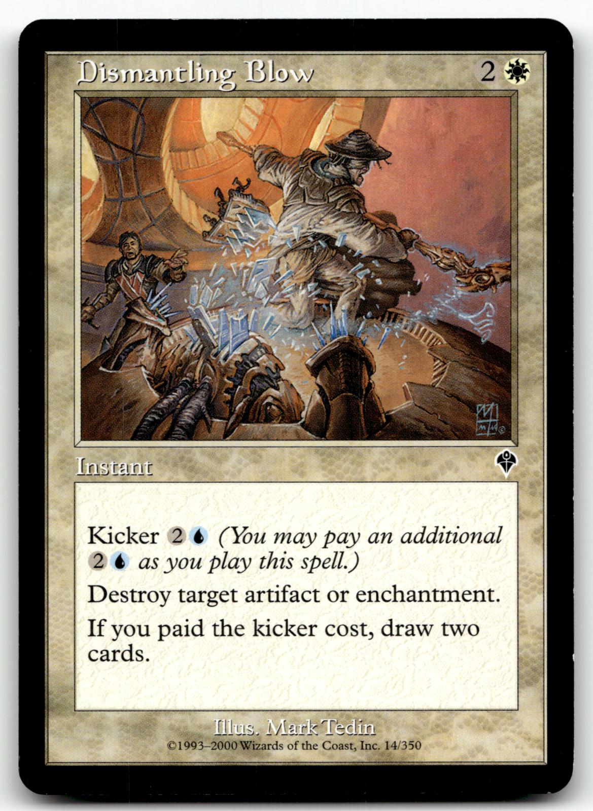 Dismantling Blow 14 Common Invasion Magic: The Gathering Near Mint