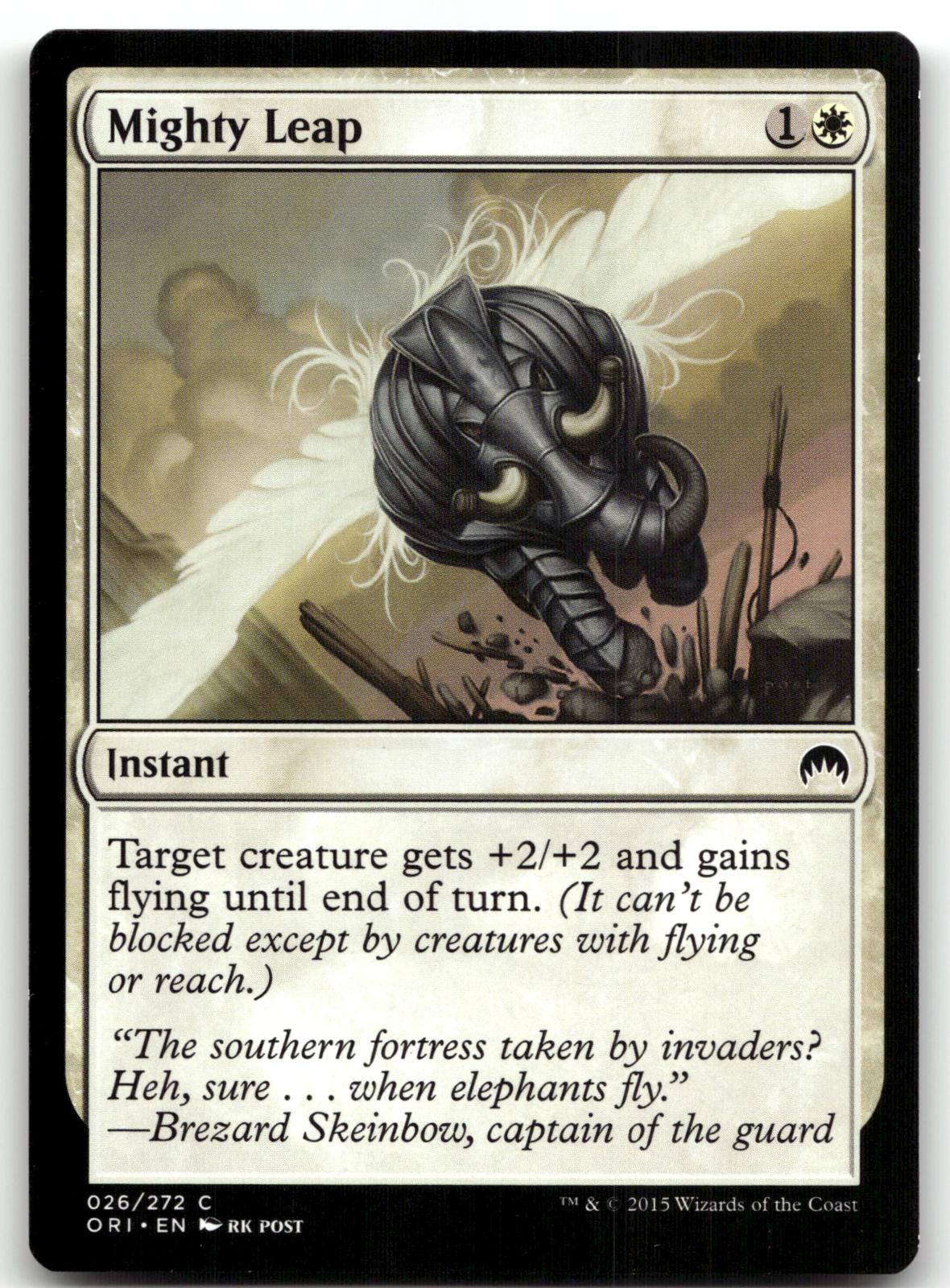 Mighty Leap 26 Common Magic Origins Magic: The Gathering Near Mint