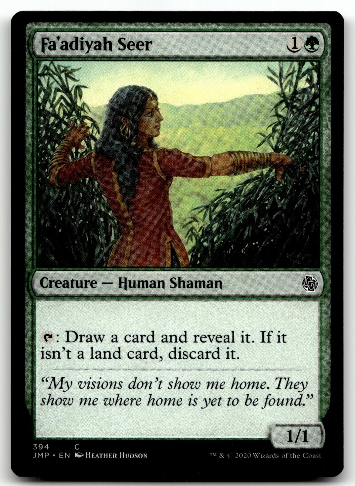 Fa'adiyah Seer 394 Common Jumpstart Magic: The Gathering Near Mint