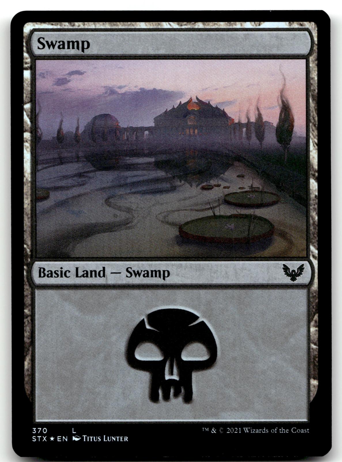 Swamp (370) 370 Land Strixhaven: School of Mages Magic: The Gathering Foil NM