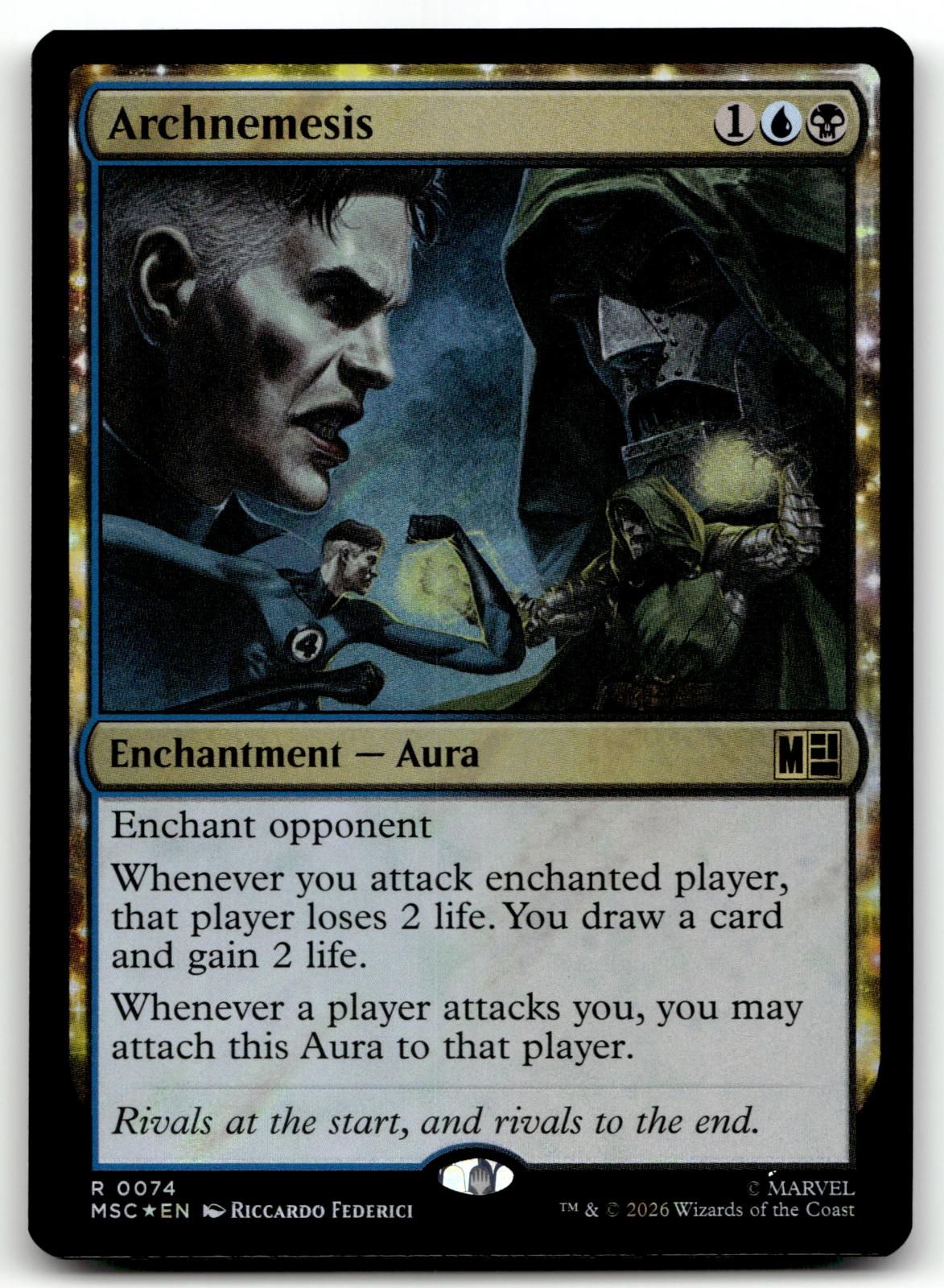 Archnemesis 74 Rare Commander: Marvel Super Heroes Magic: The Gathering NM