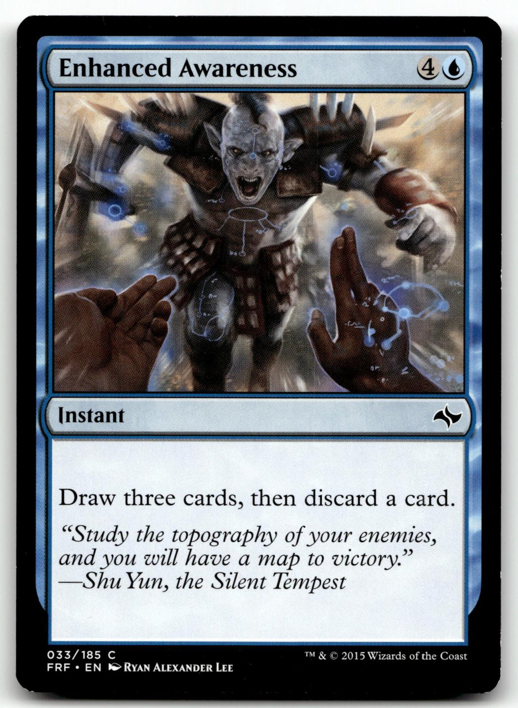 Enhanced Awareness 33 Common Fate Reforged Magic: The Gathering Near Mint