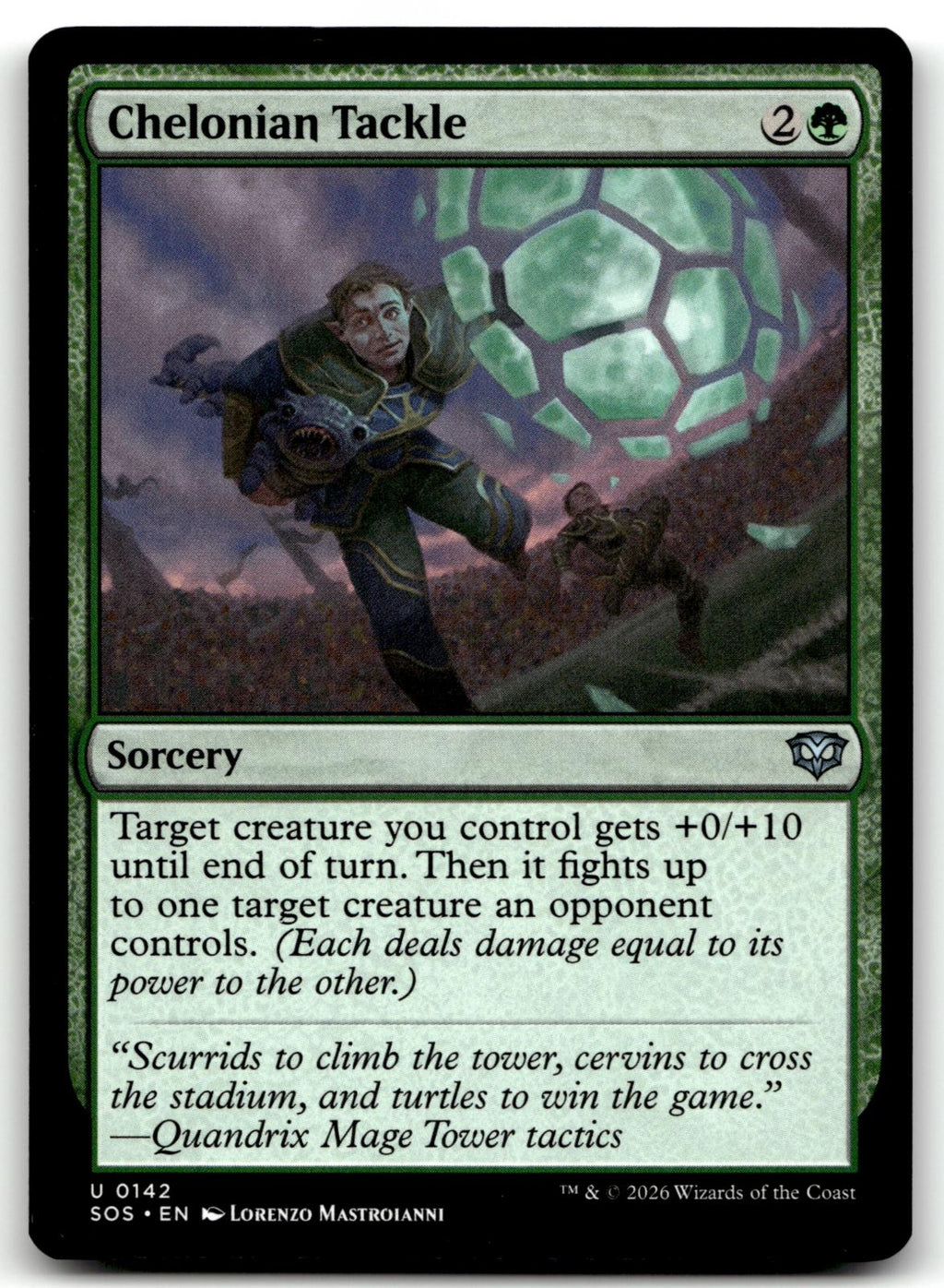 Chelonian Tackle 142 Uncommon Secrets of Strixhaven Magic: The Gathering NM
