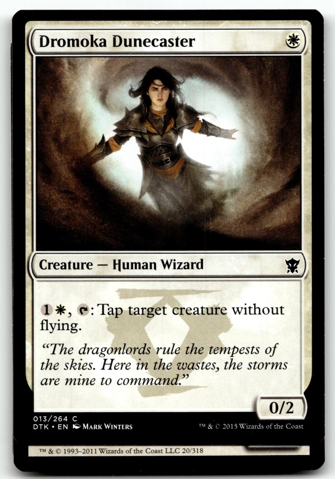 Dromoka Dunecaster 13 Common Dragons of Tarkir Magic: The Gathering Near Mint