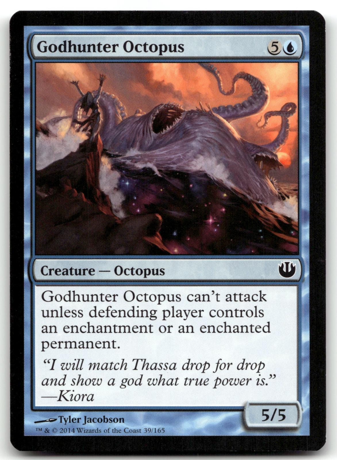 Godhunter Octopus 39 Common Journey Into Nyx Magic: The Gathering Near Mint
