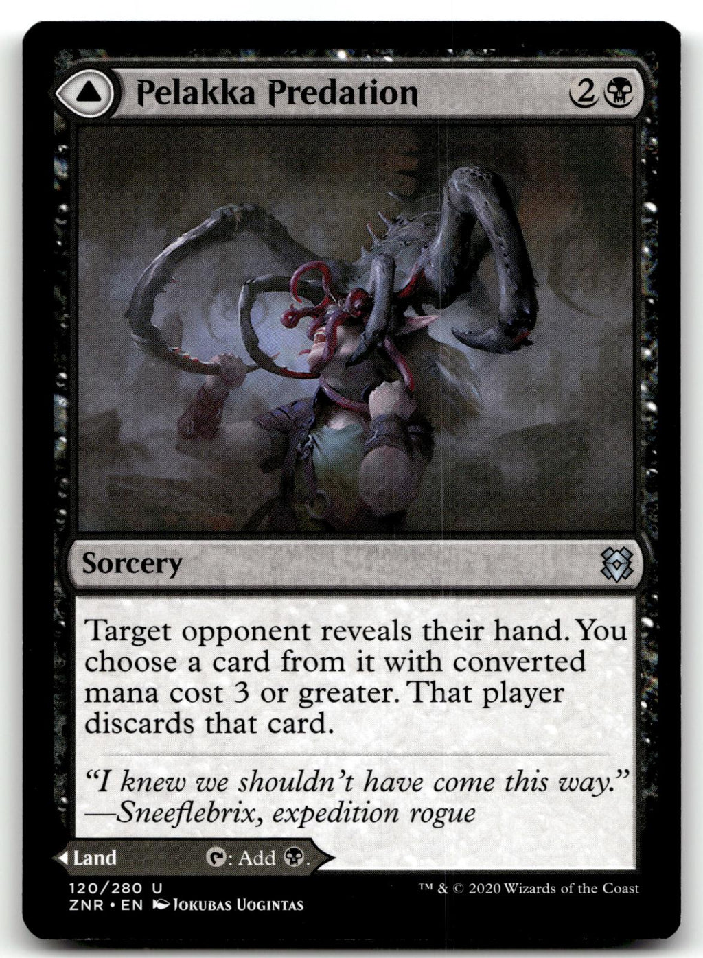 Pelakka Predation 120 Uncommon Zendikar Rising Magic: The Gathering Near Mint