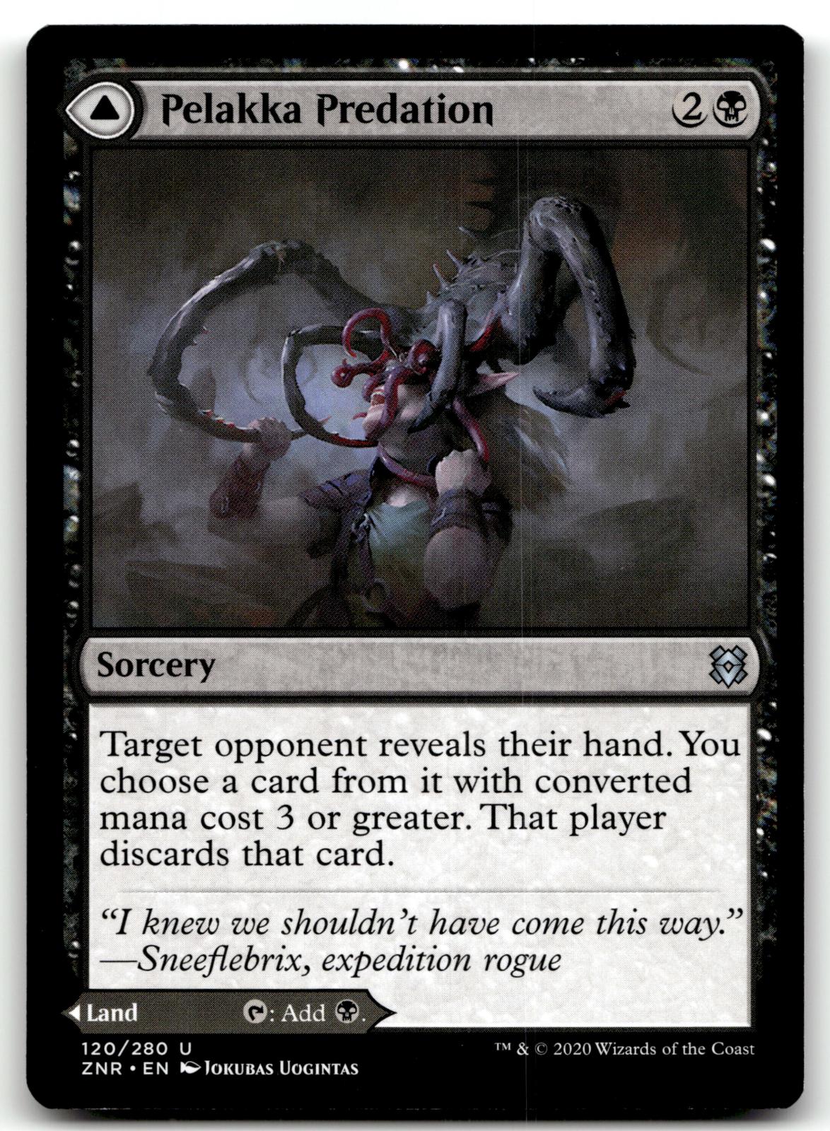 Pelakka Predation 120 Uncommon Zendikar Rising Magic: The Gathering Near Mint