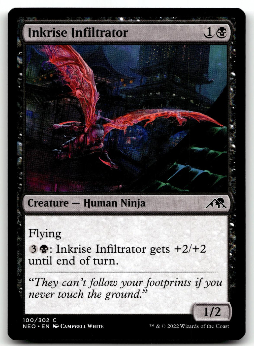 Inkrise Infiltrator 100 Common Kamigawa: Neon Dynasty Magic: The Gathering NM