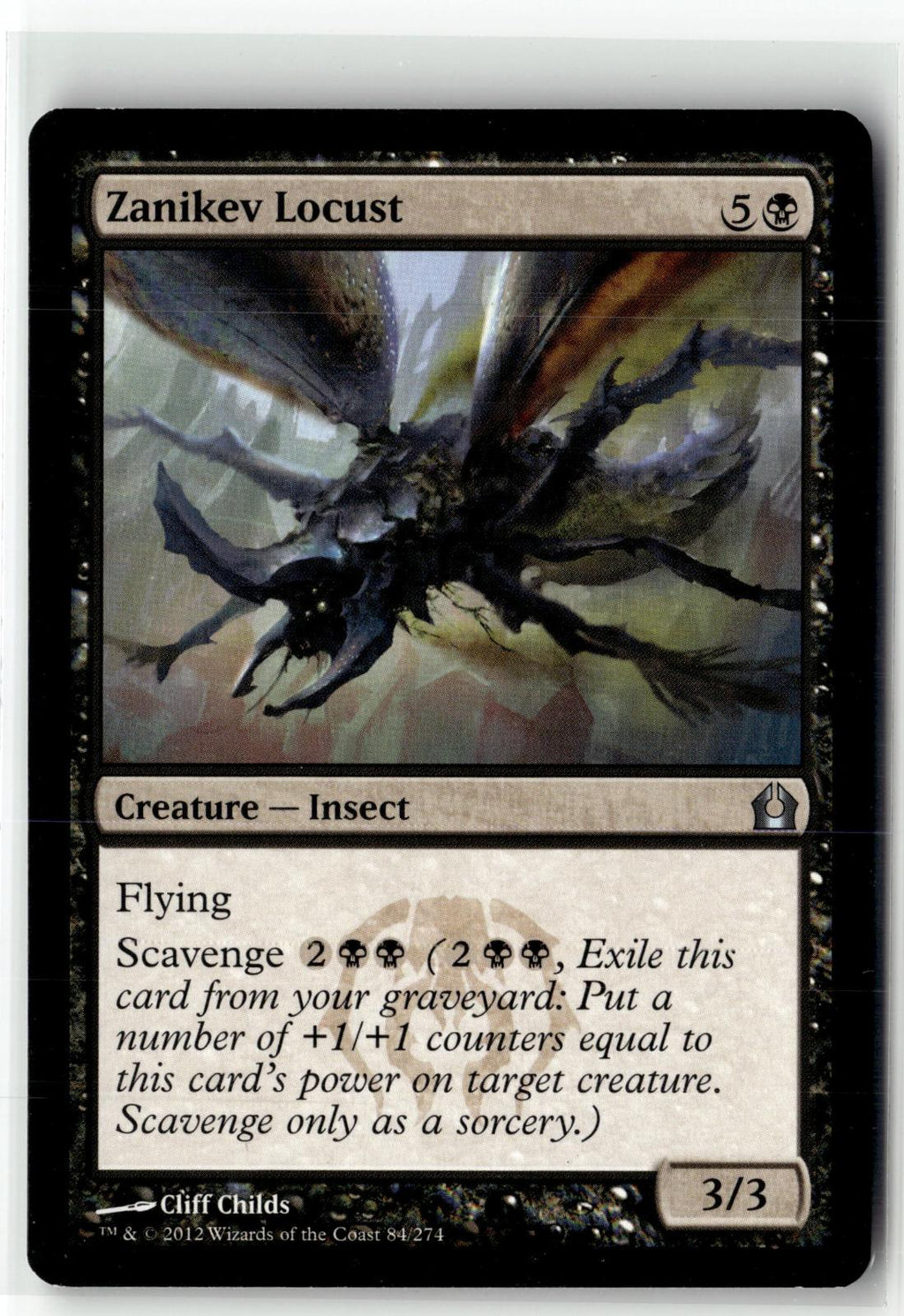 Zanikev Locust 84 Uncommon Return to Ravnica Magic: The Gathering Near Mint