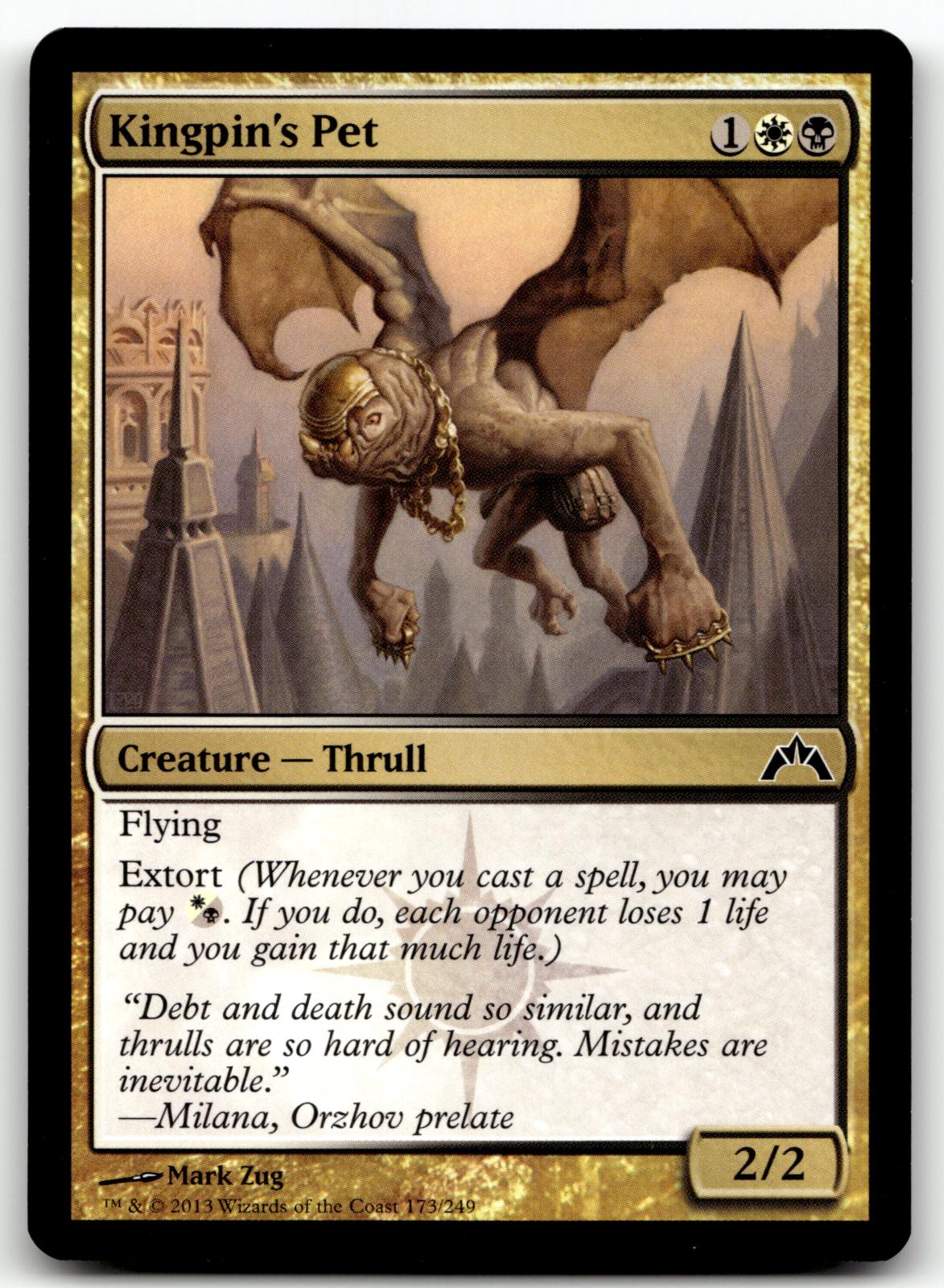 Kingpin's Pet 173 Common Gatecrash Magic: The Gathering Near Mint