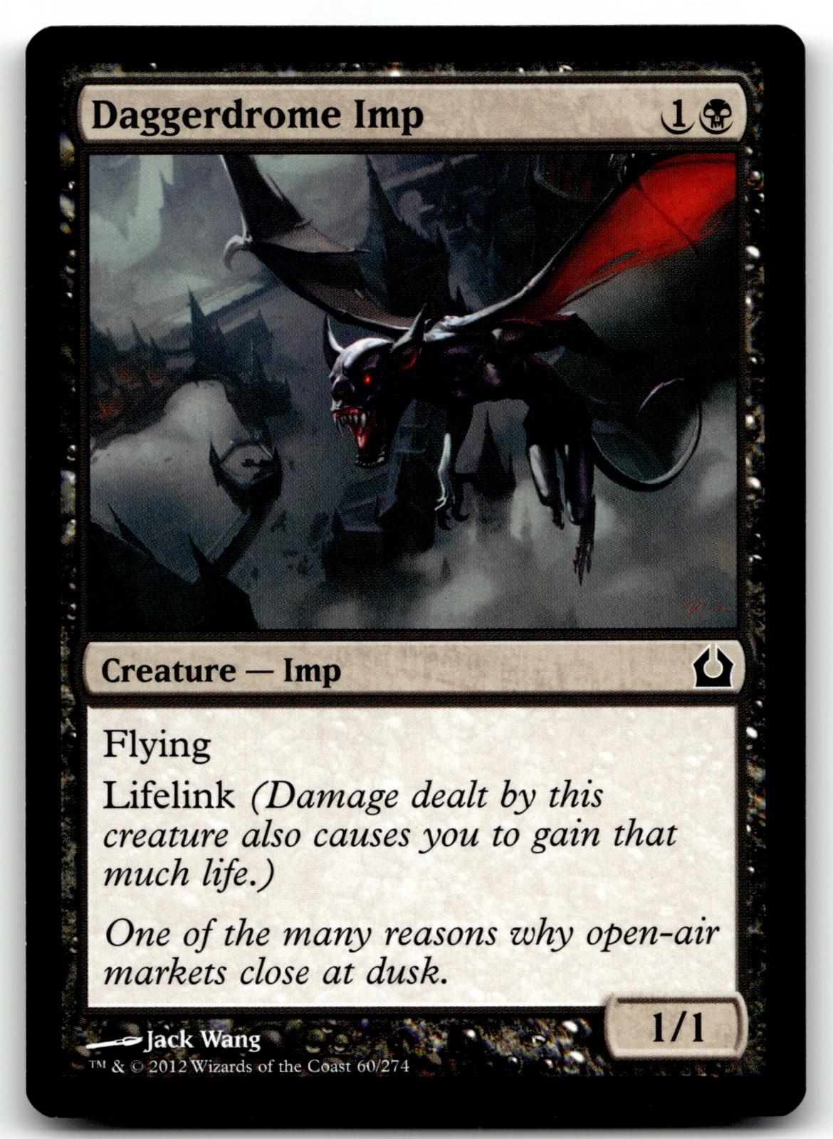 Daggerdrome Imp 60 Common Return to Ravnica Magic: The Gathering Near Mint
