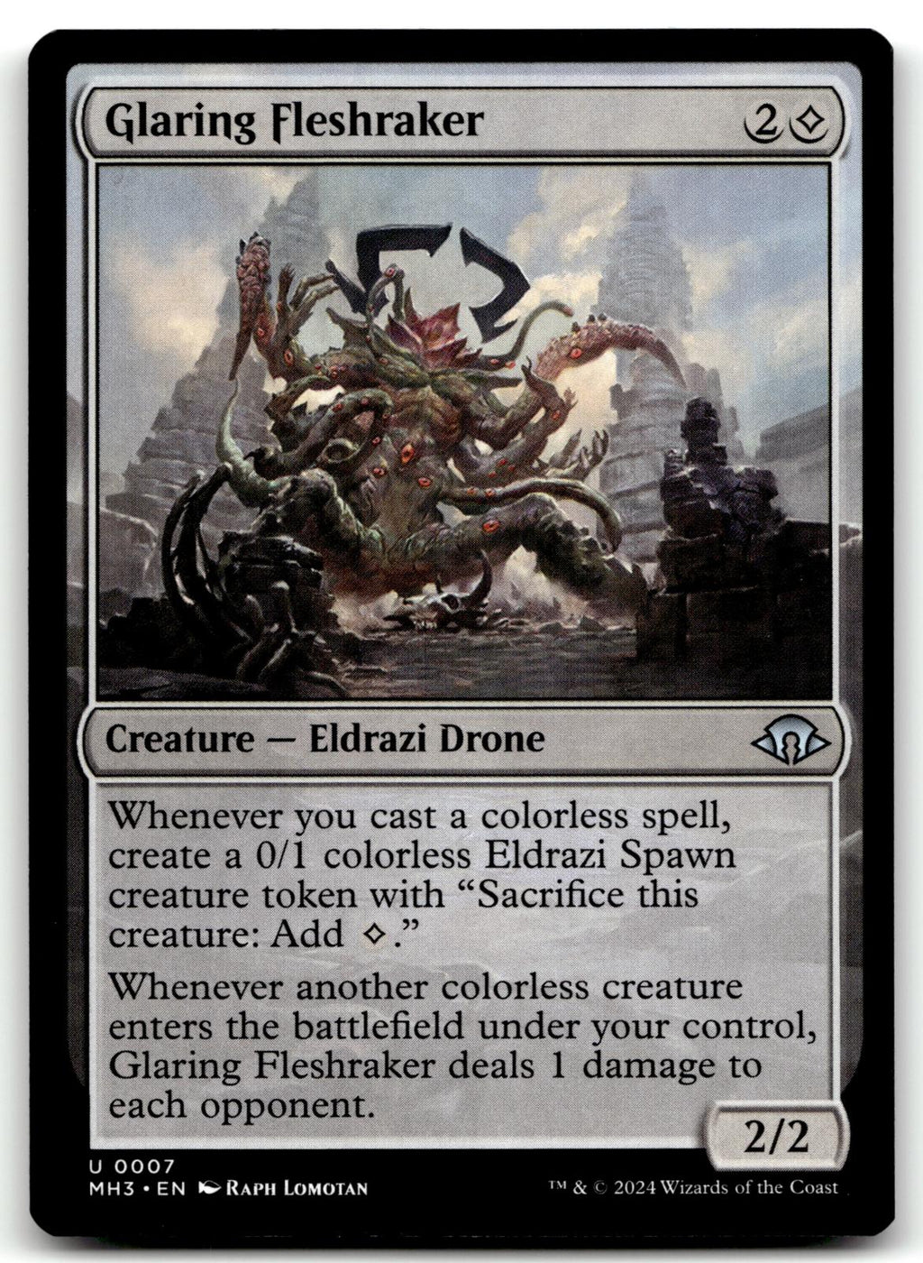 Glaring Fleshraker 7 Uncommon Modern Horizons 3 Magic: The Gathering Near Mint
