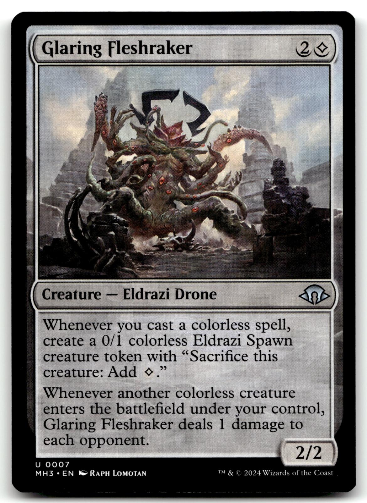 Glaring Fleshraker 7 Uncommon Modern Horizons 3 Magic: The Gathering Near Mint