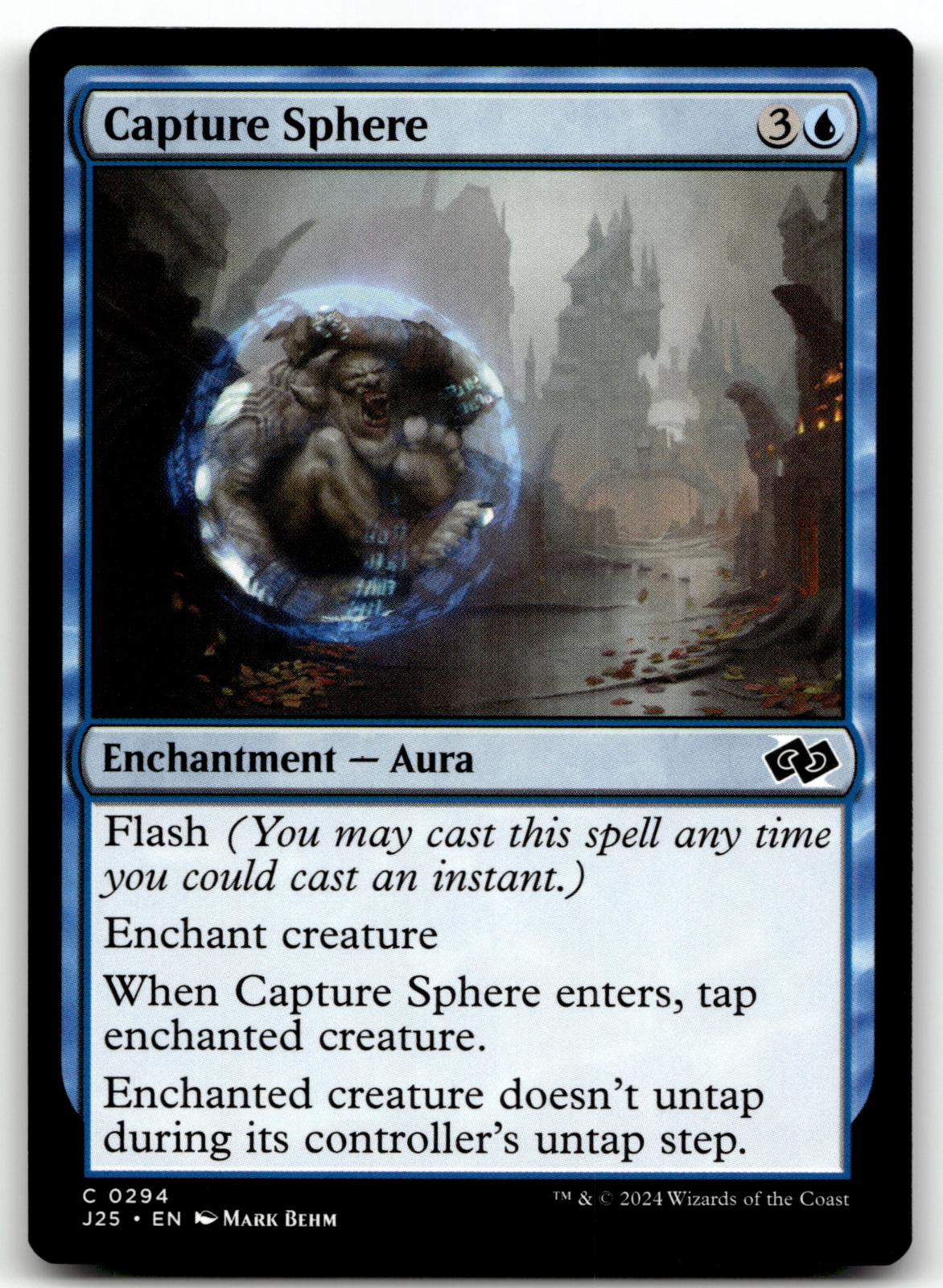 Capture Sphere 294 Common Foundations Jumpstart Magic: The Gathering Near Mint