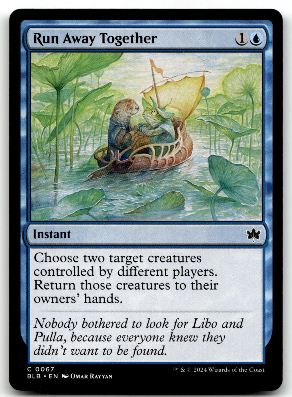 Run Away Together 67 Common Bloomburrow Magic: The Gathering Near Mint