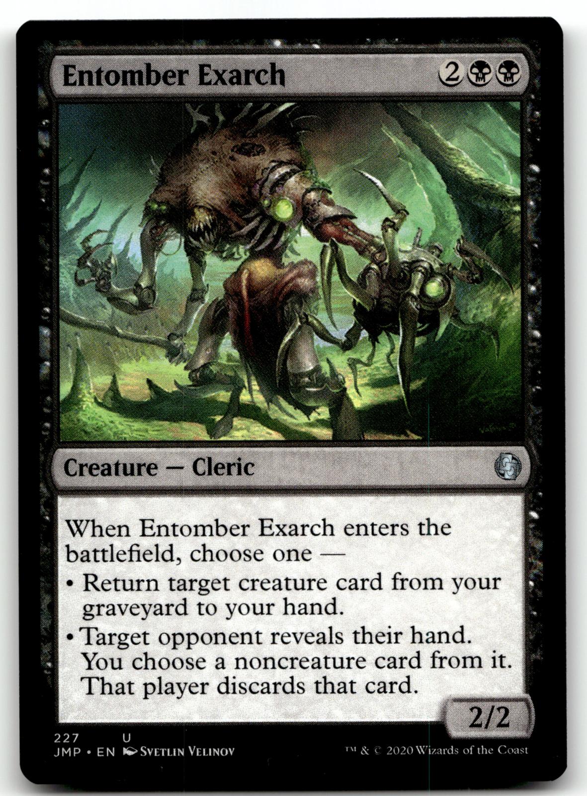 Entomber Exarch 227 Uncommon Jumpstart Magic: The Gathering Near Mint