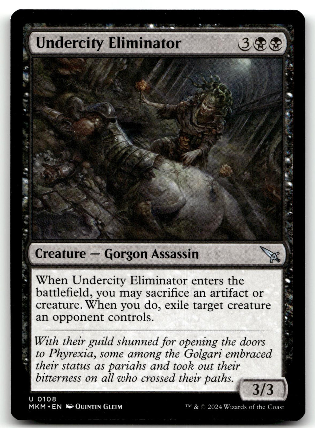 Undercity Eliminator 108 Murders at Karlov Manor Magic: The Gathering NM