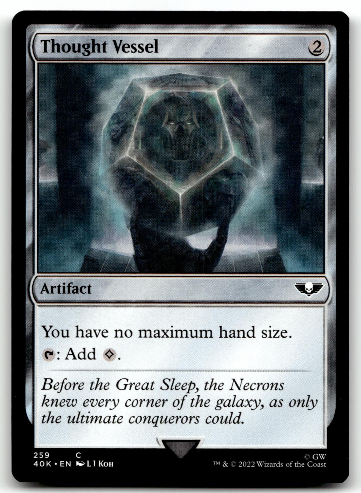 Thought Vessel 259 Universes Beyond: Warhammer 40,000 Magic: The Gathering NM