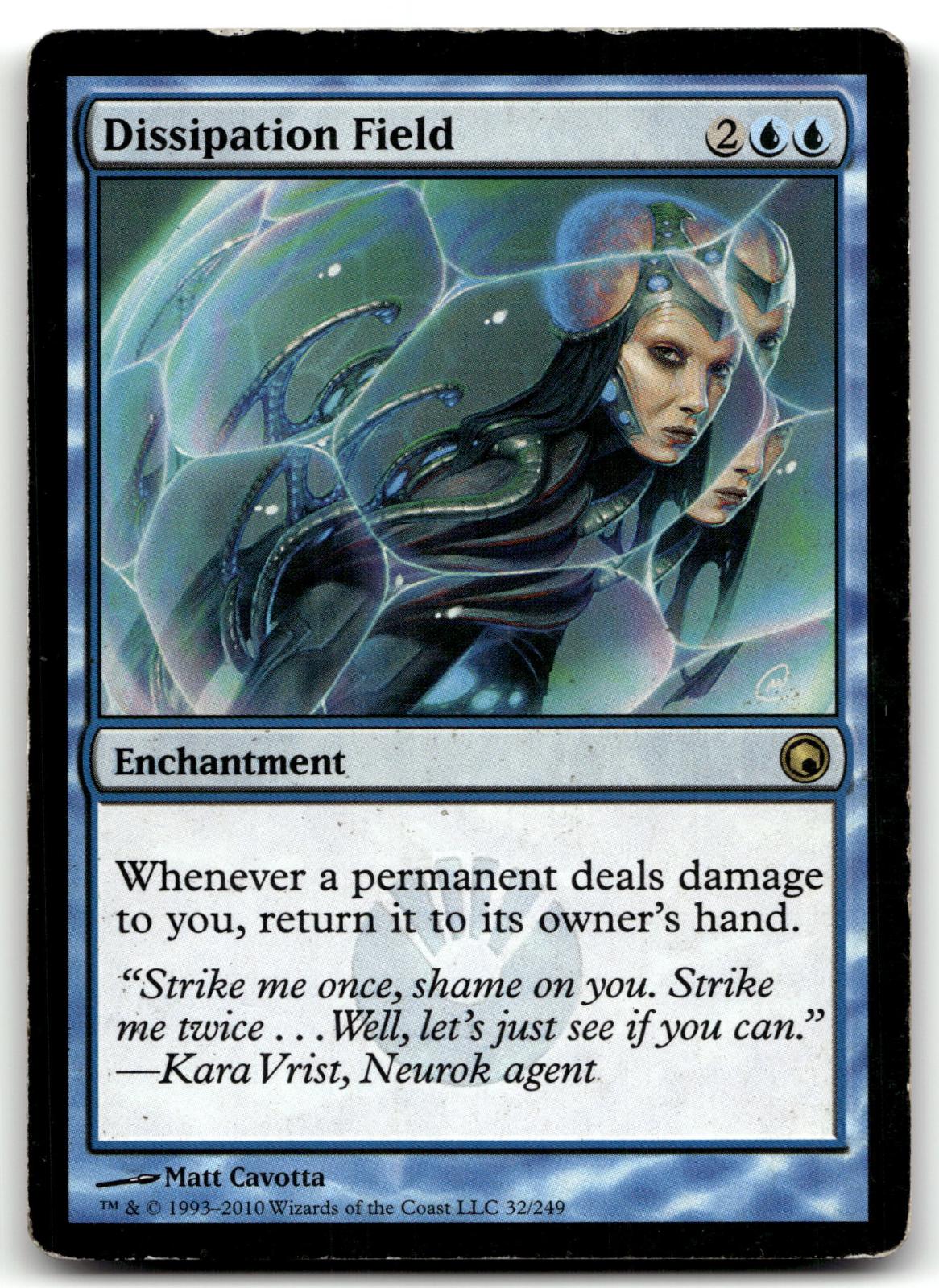 Dissipation Field 32 Rare Scars of Mirrodin Magic: The Gathering Near Mint