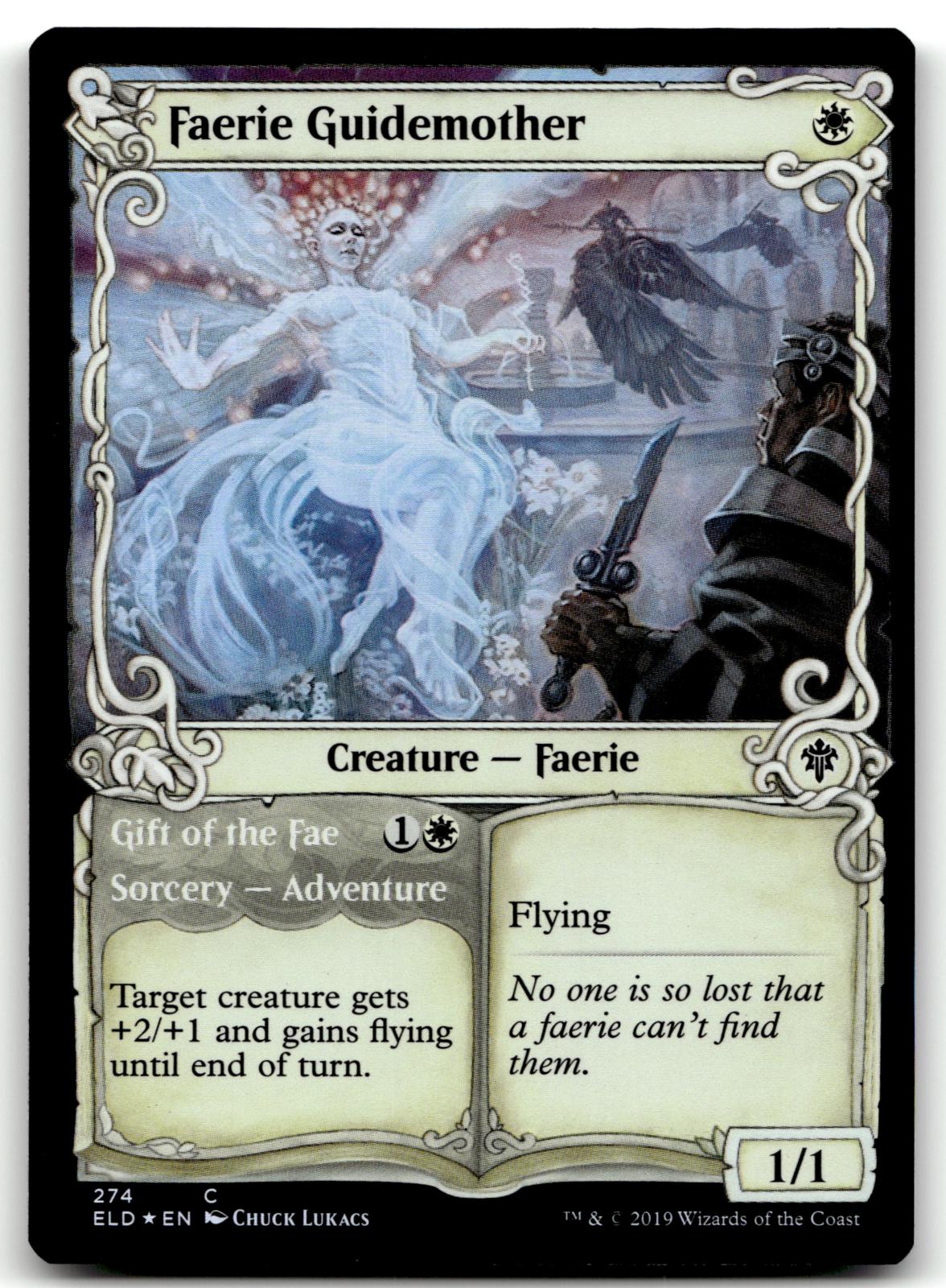 Faerie Guidemother (Showcase) 274 Throne of Eldraine Magic: The Gathering Foil NM