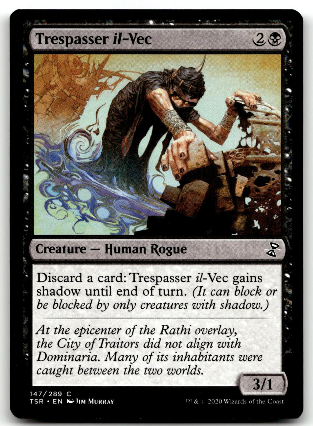 Trespasser il-Vec 147 Common Time Spiral: Remastered Magic: The Gathering NM