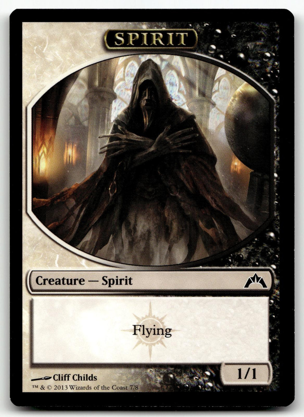 Spirit Token 7 Token Gatecrash Magic: The Gathering Near Mint