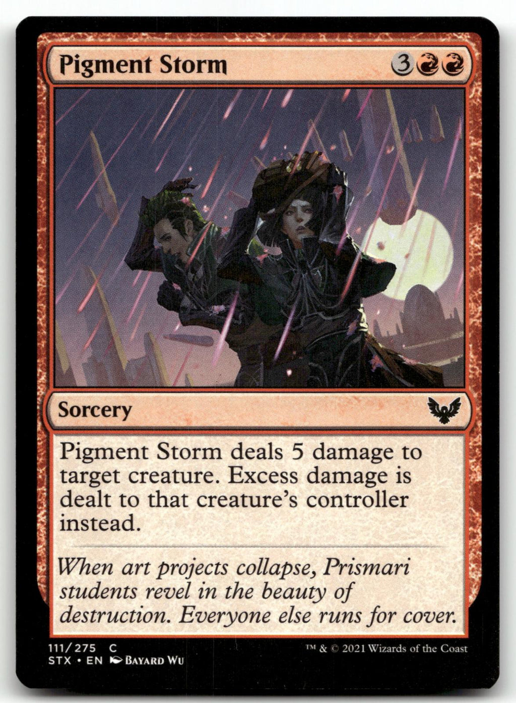 Pigment Storm 111 Common Strixhaven: School of Mages Magic: The Gathering NM