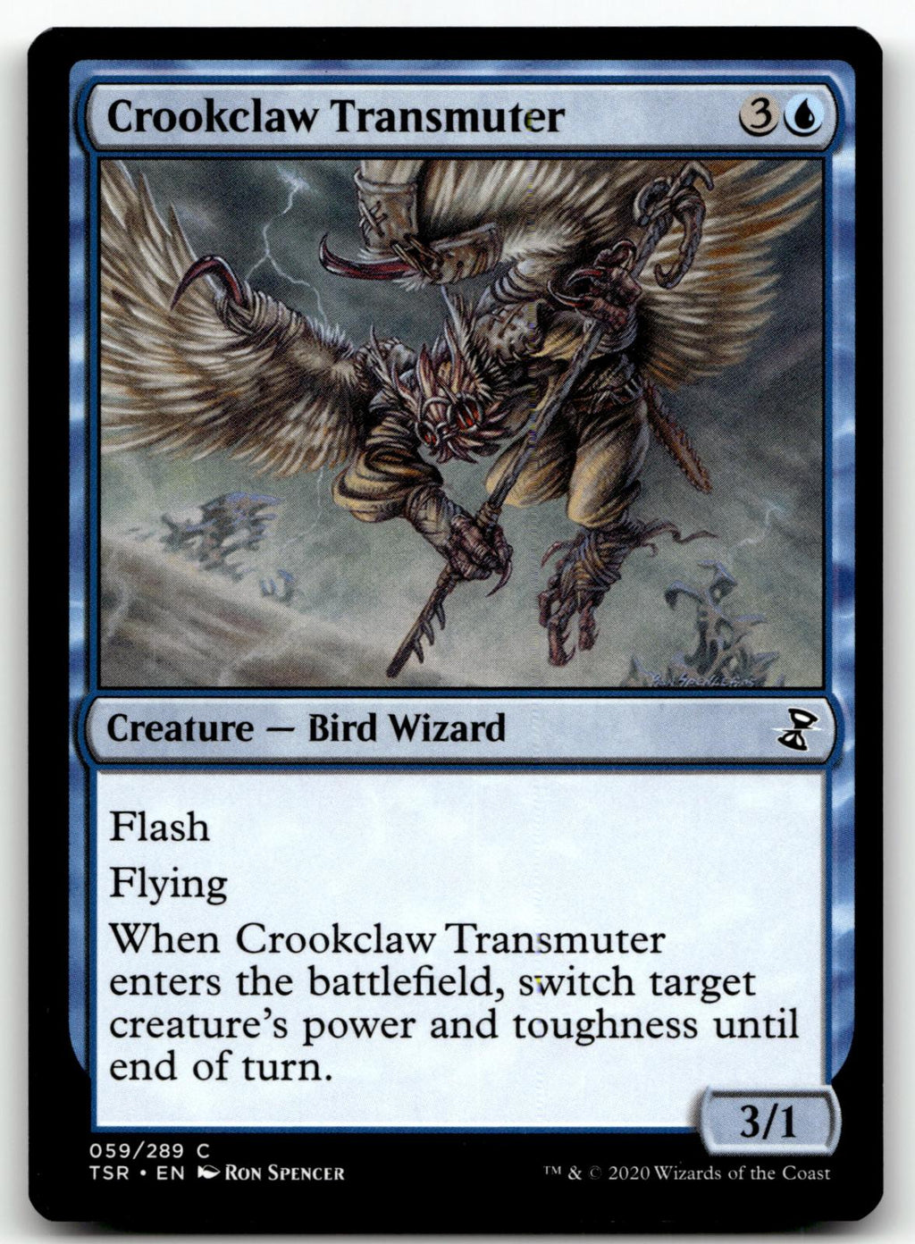 Crookclaw Transmuter 59 Common Time Spiral: Remastered Magic: The Gathering NM