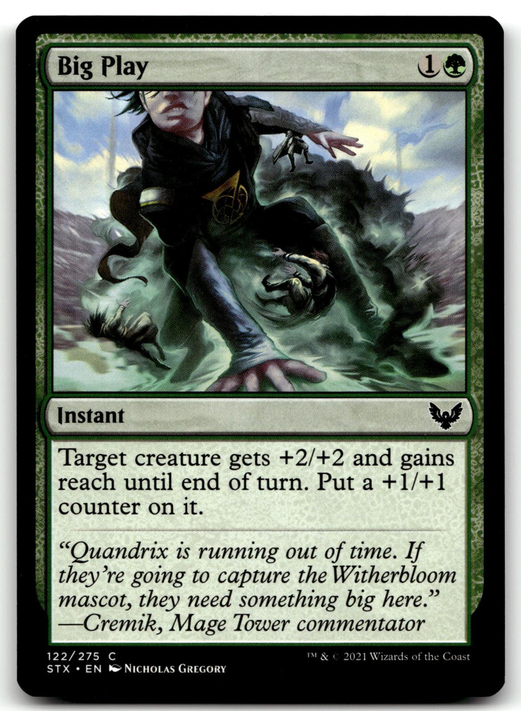 Big Play 122 Common Strixhaven: School of Mages Magic: The Gathering Near Mint