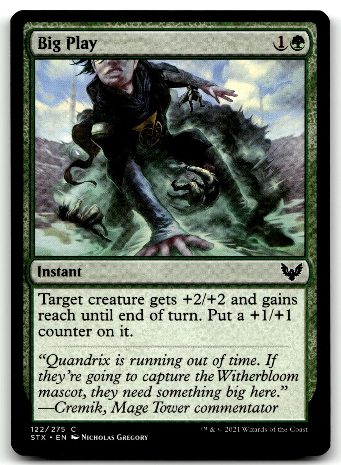 Big Play 122 Common Strixhaven: School of Mages Magic: The Gathering Near Mint