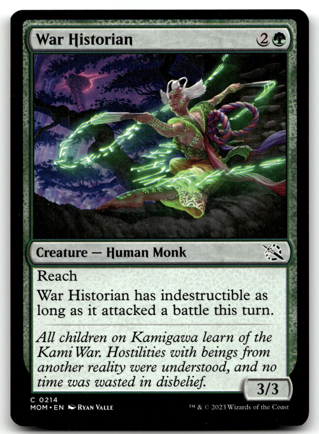 War Historian 214 Common March of the Machine Magic: The Gathering Near Mint