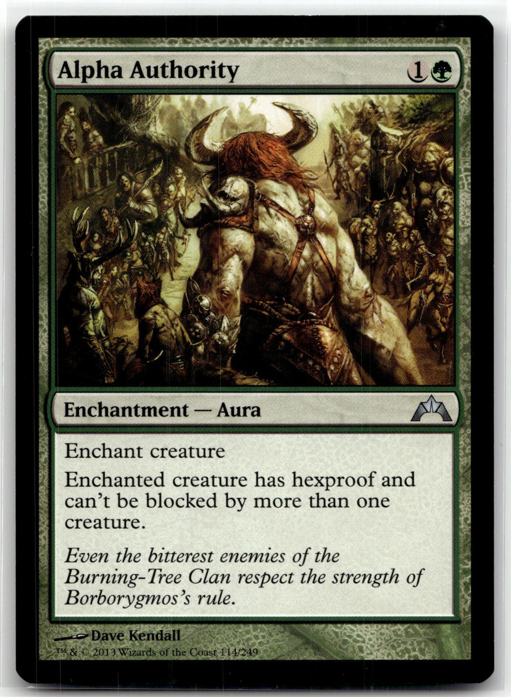 Alpha Authority 114 Uncommon Gatecrash Magic: The Gathering Near Mint