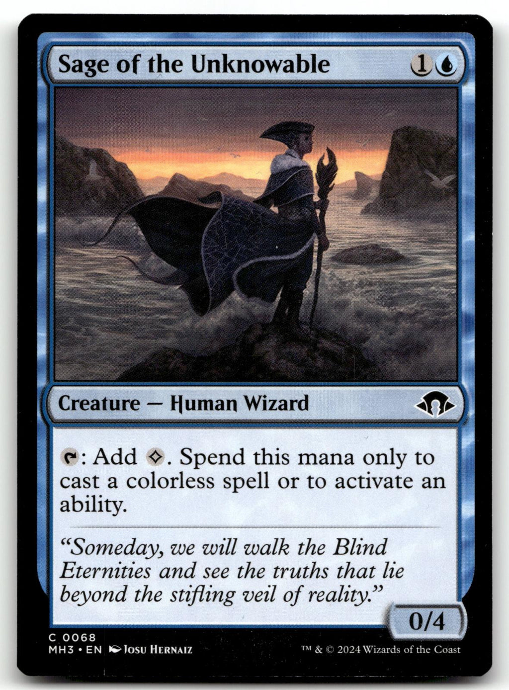 Sage of the Unknowable 68 Common Modern Horizons 3 Magic: The Gathering NM