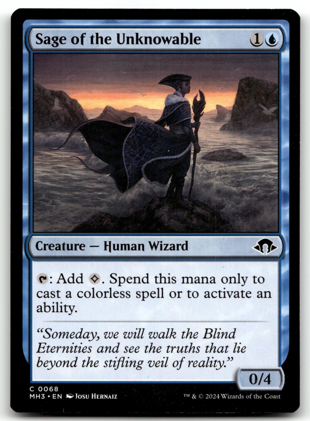 Sage of the Unknowable 68 Common Modern Horizons 3 Magic: The Gathering NM