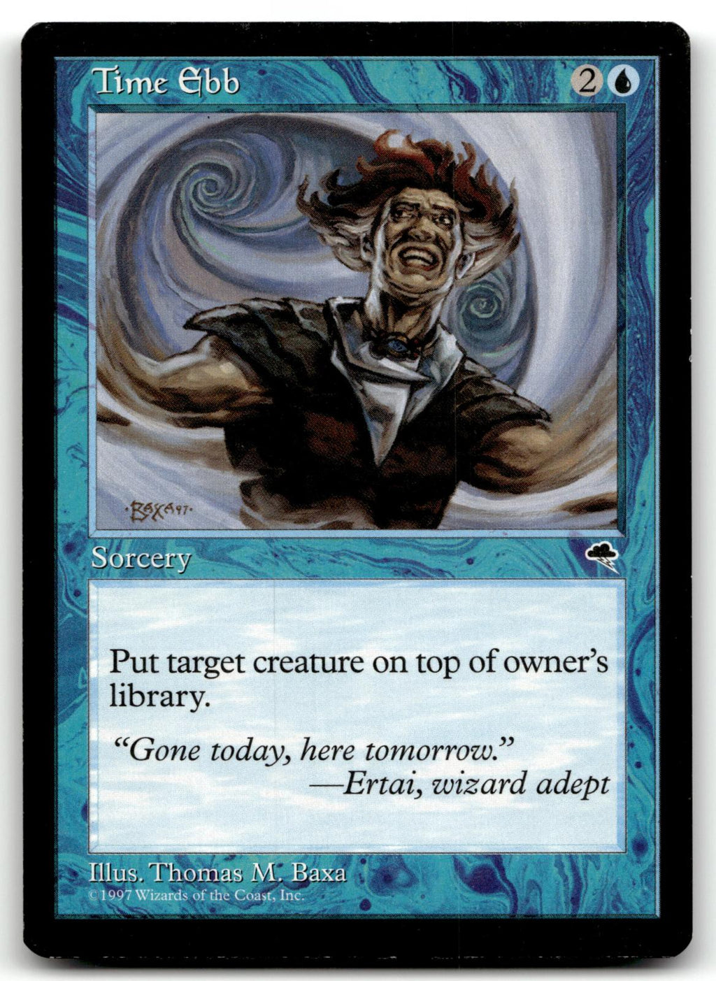 Time Ebb 96 Common Tempest Magic: The Gathering Near Mint