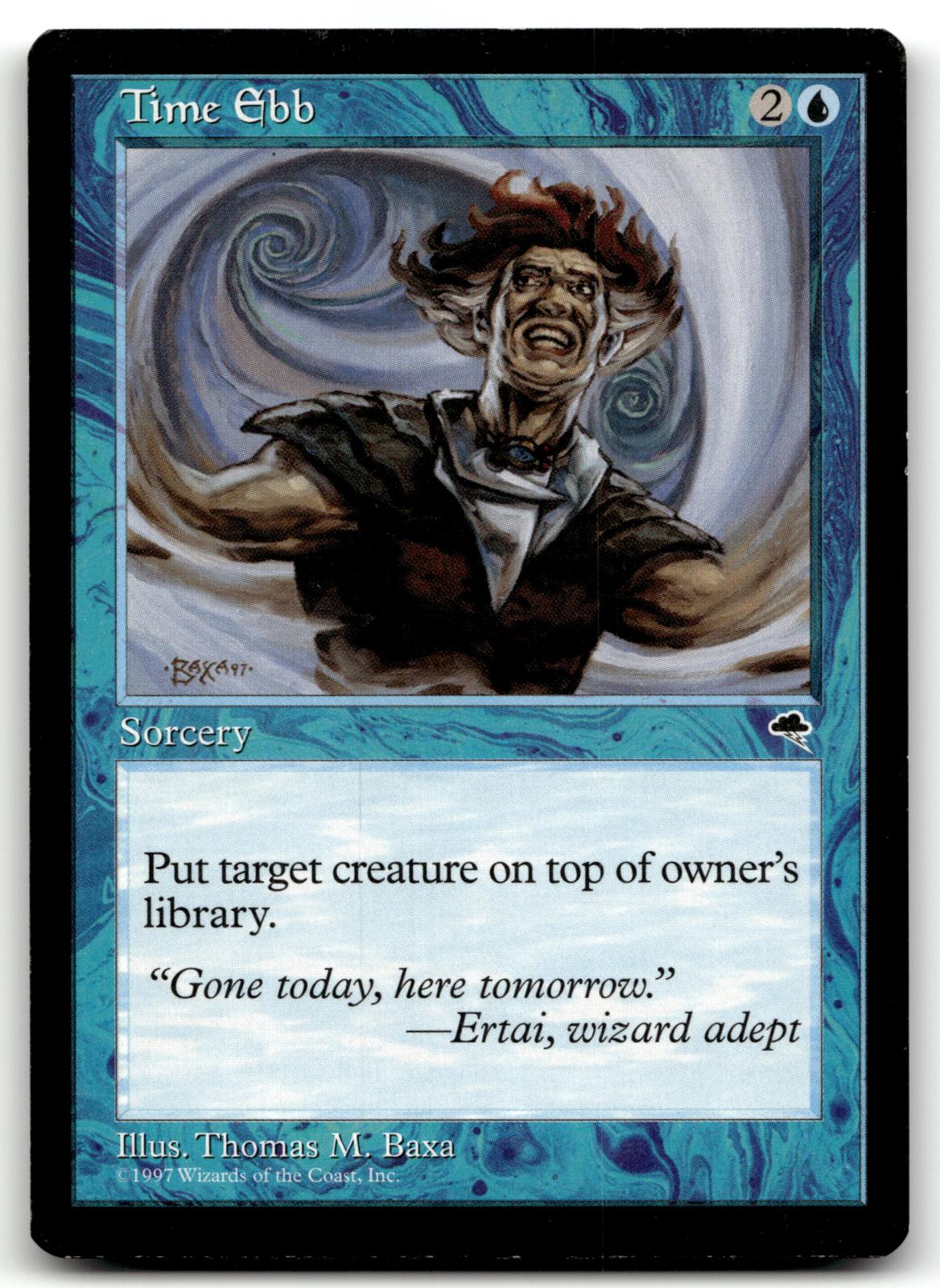 Time Ebb 96 Common Tempest Magic: The Gathering Near Mint