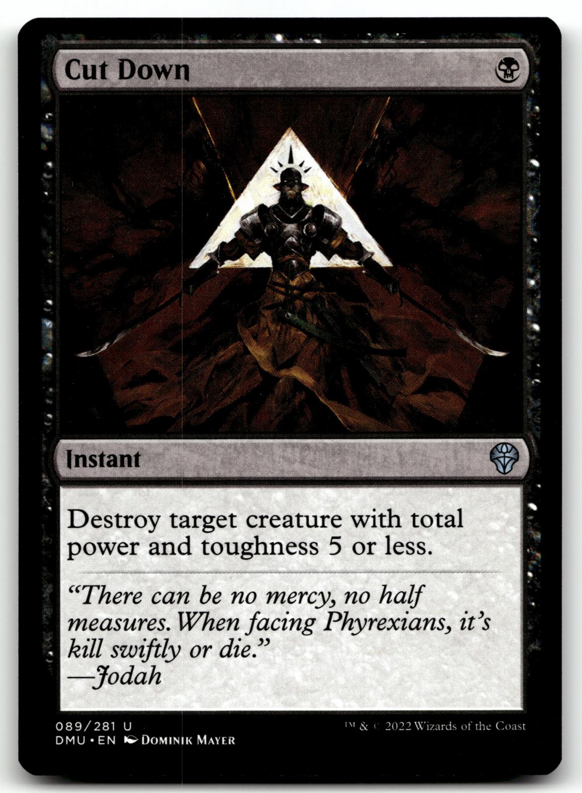 Cut Down 89 Uncommon Dominaria United Magic: The Gathering Near Mint