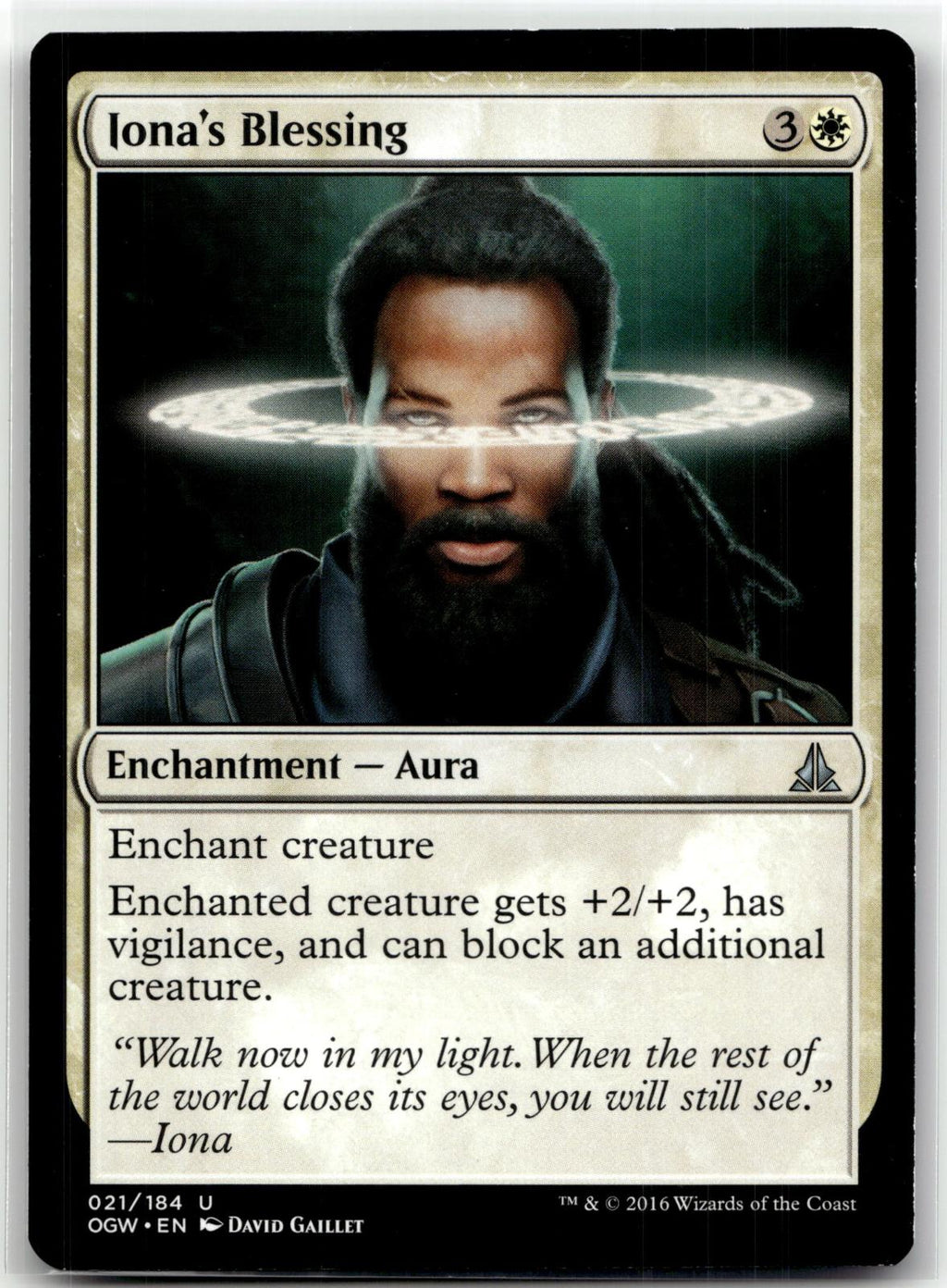 Iona's Blessing 21 Uncommon Oath of the Gatewatch Magic: The Gathering Near Mint