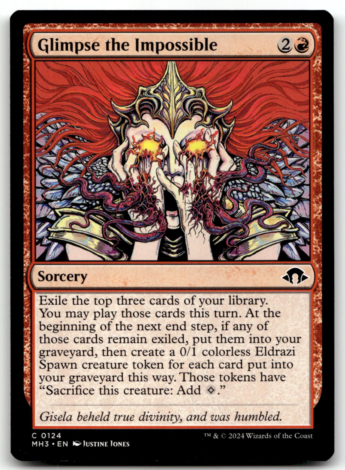 Glimpse the Impossible 124 Common Modern Horizons 3 Magic: The Gathering NM