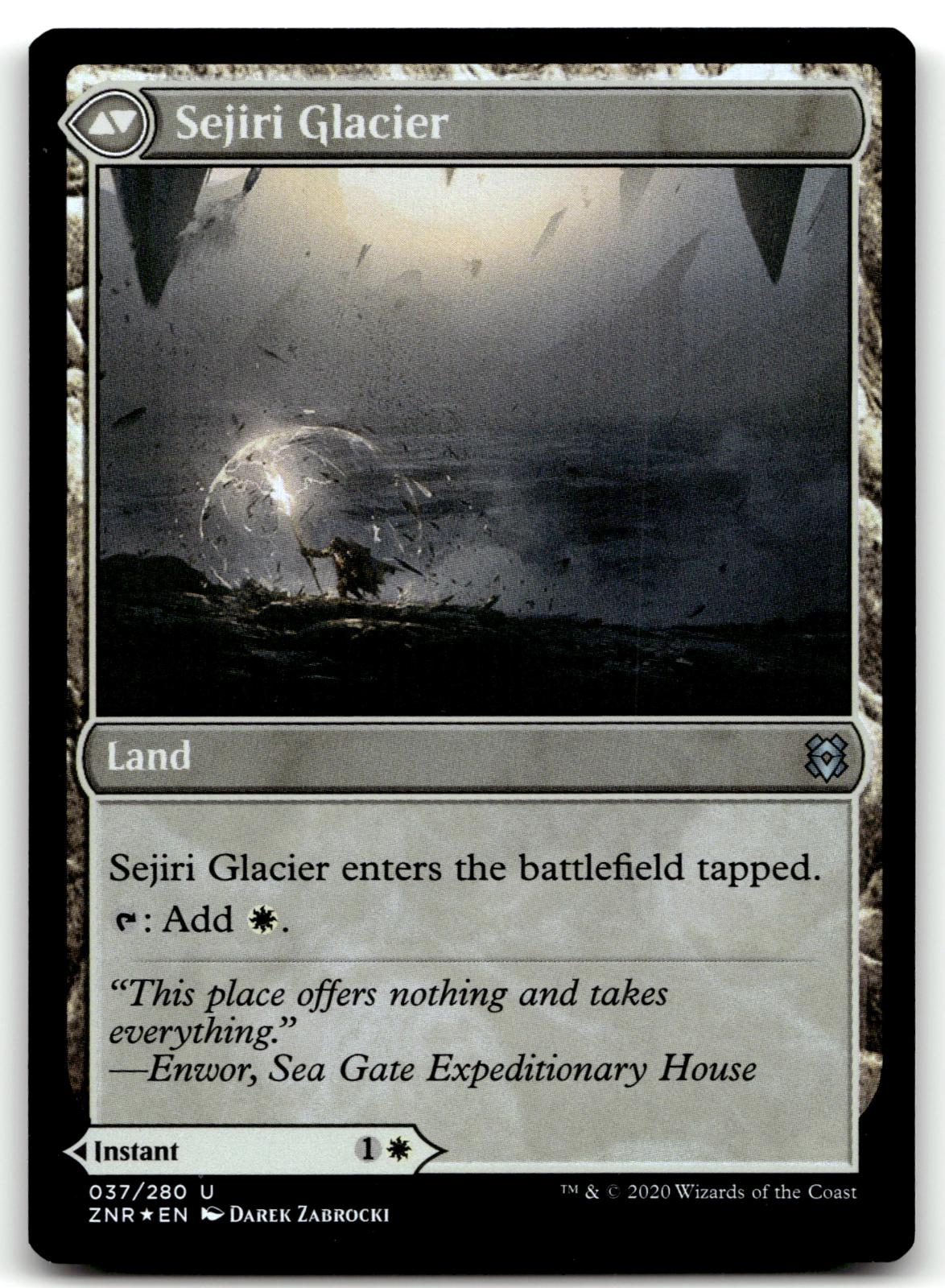 Sejiri Shelter 37 Uncommon Zendikar Rising Magic: The Gathering Foil Near Mint