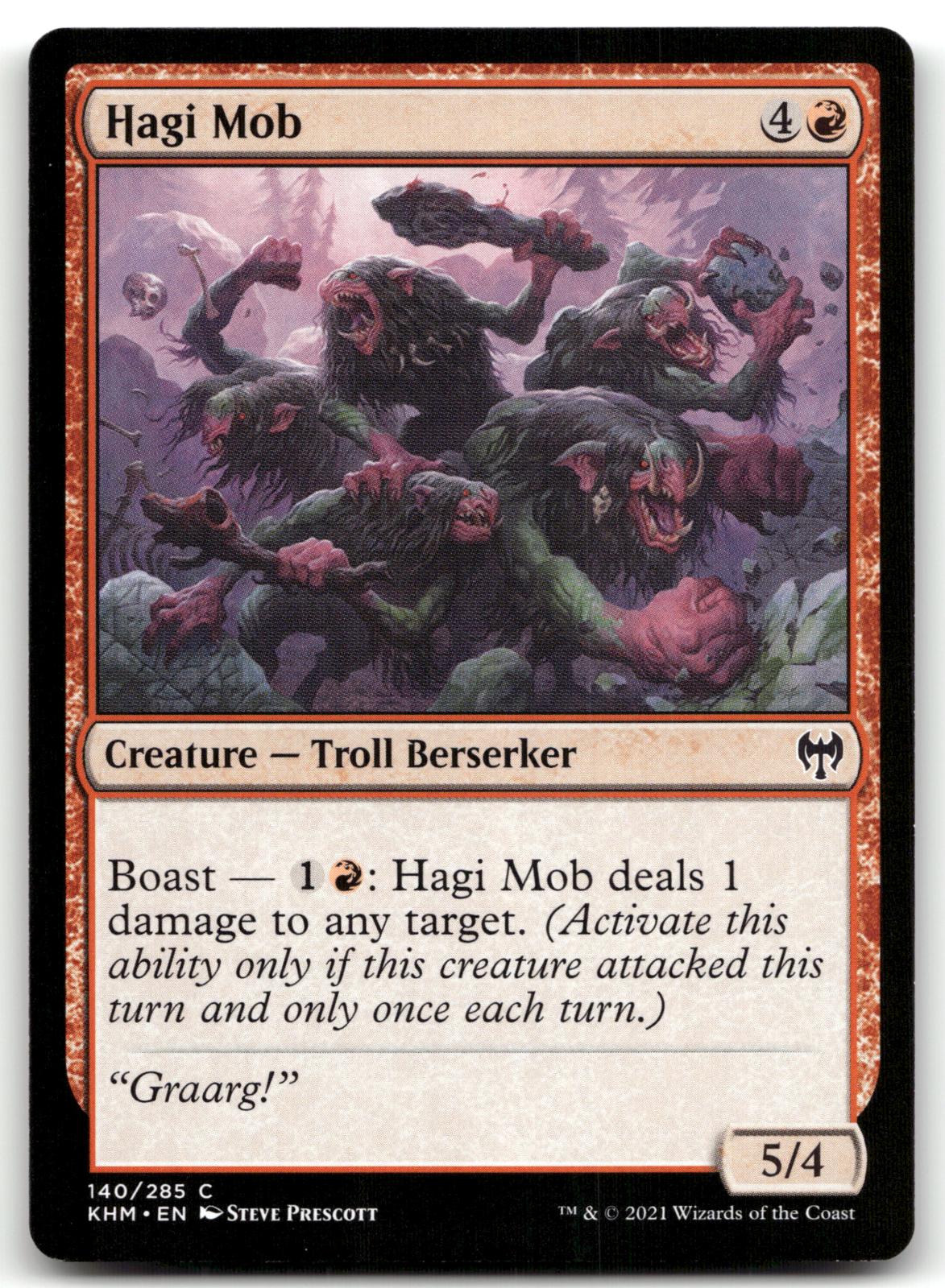 Hagi Mob 140 Common Kaldheim Magic: The Gathering Near Mint