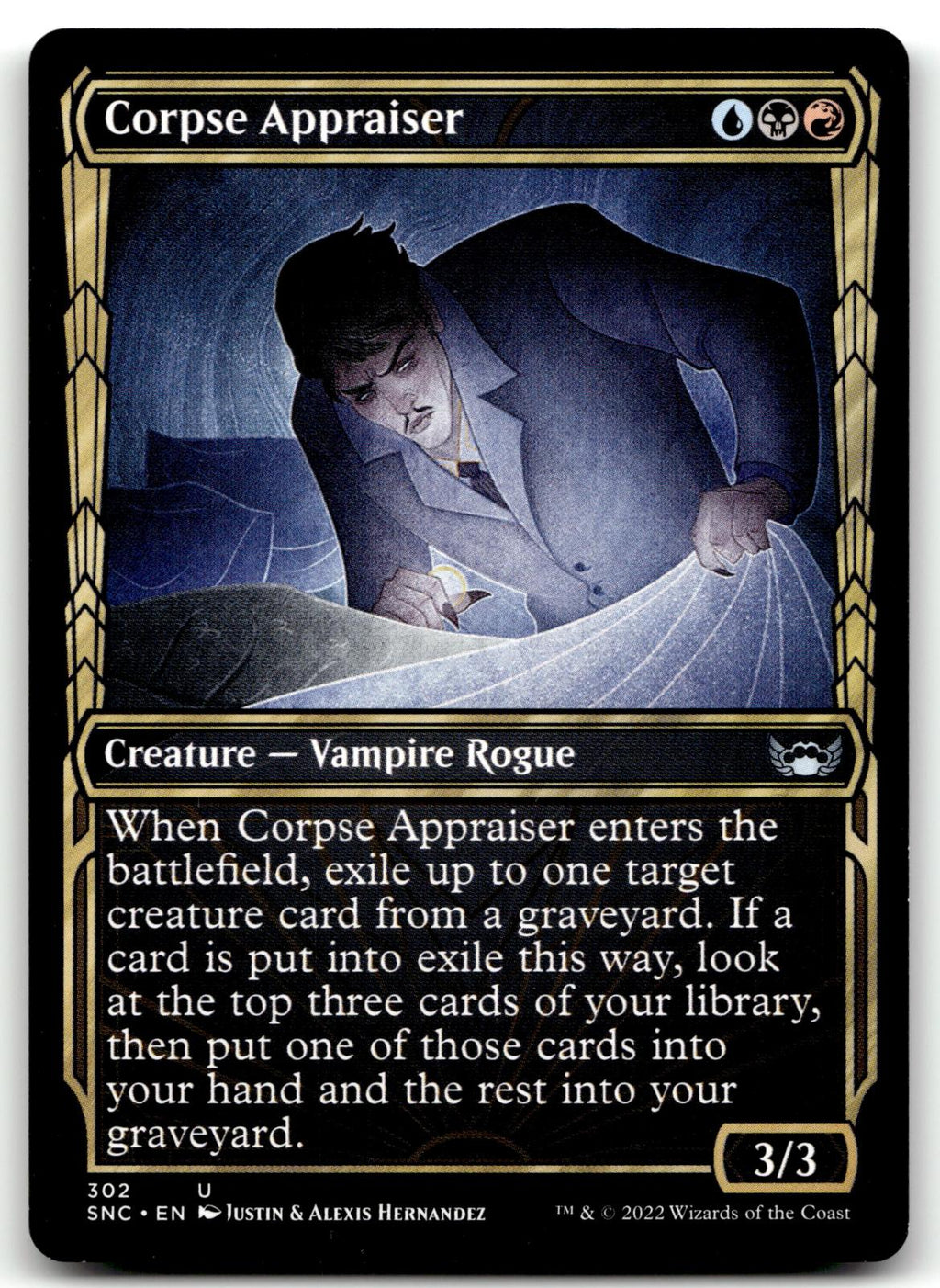 Corpse Appraiser (Showcase) 302 Streets of New Capenna Magic: The Gathering NM