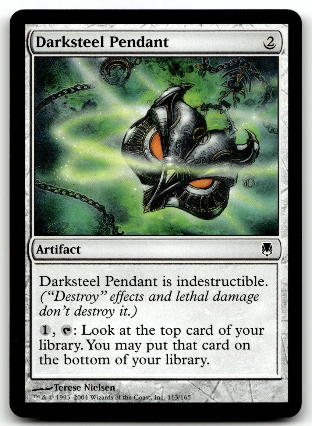 Darksteel Pendant 113 Common Darksteel Magic: The Gathering Near Mint